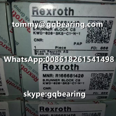 Rexroth R165141420 Stalen materiaal Vliestype Standaardlengte Standaardhoogte Loopblok