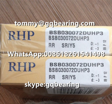 Keramisch materiaal Ballen RHP BSB030072DUHP3 Superprecisie Spindel Ball Bearing Hoekige contactballagers